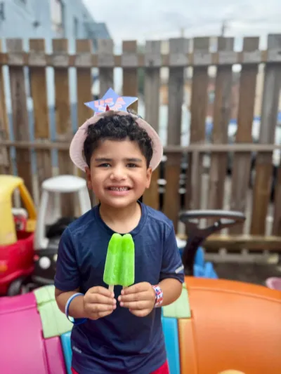 Child at Little Heaven Daycare